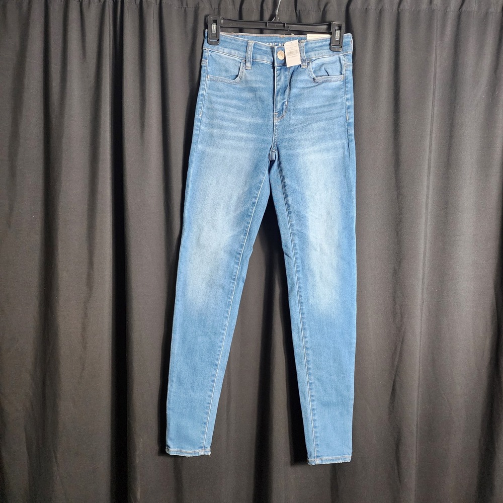 American Eagle Ne(x)t Level Stretch High-Rise Jegging Blue Jeans Size 2 Regular